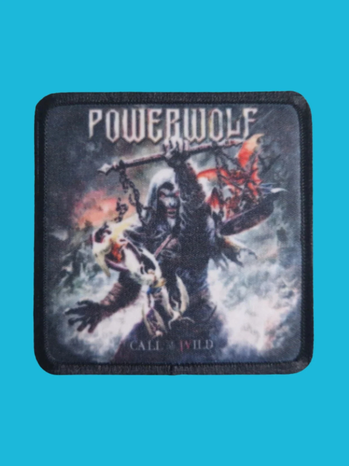 Patch Powerwolf - Call of the Wild - Imprimé - Carré de 7,5 x 7,5 centimètres